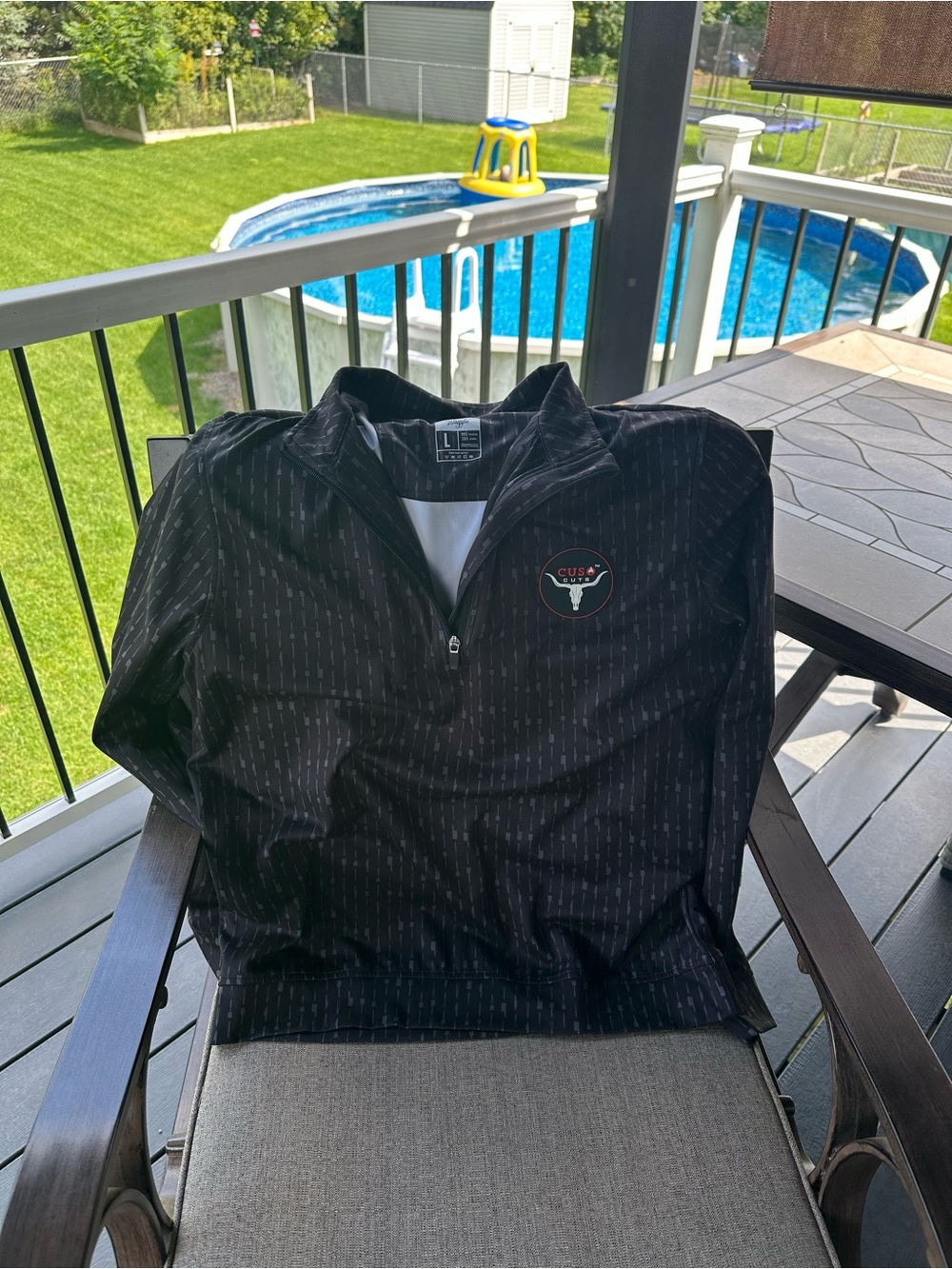Waggle Black Quarter-Zip